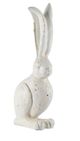 A & B Home White Small Rabbit Figurine-0