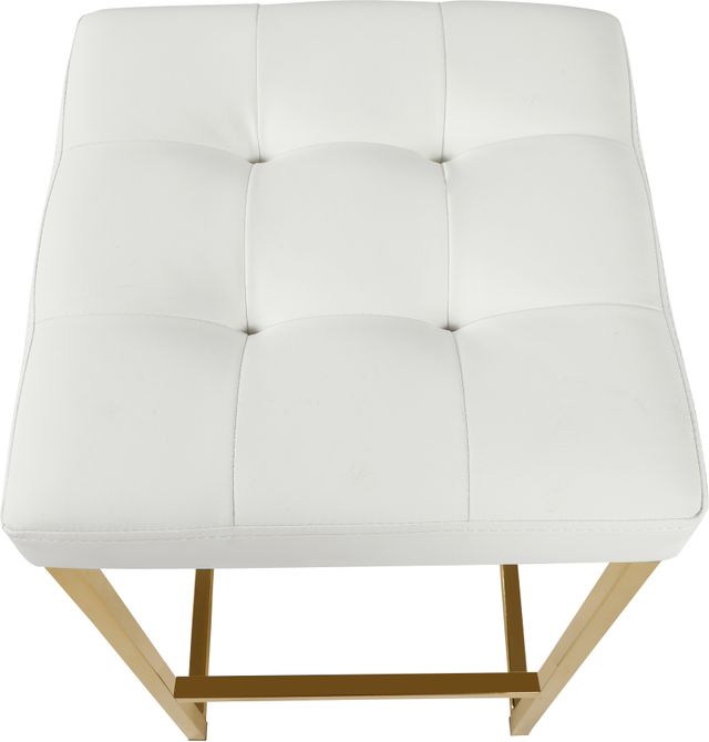 Meridian Furniture Nicola White Faux Leather Counter Stool-2