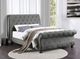 Homelegance® Crofton Gray Upholstered Queen Sleigh Bed-1