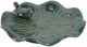 Sagebrook Home Green Flower Birdbath With Perched Bird-0
