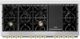 ZLINE Autograph Edition 60" Stainless Steel Pro Style Dual Fuel Range with Polished Gold Accents-2