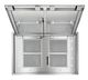 Best® HBC1 Series 43" Brushed Stainless Steel Island Range Hood-2