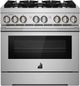 JennAir® RISE™ 36" Stainless Steel Pro Style Dual Fuel Range-0