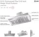 Ilve® Professional Plus II 60" Stainless Steel Wall Mounted Range Hood-4