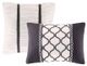 Olliix by Intelligent Design Dorsey Black and White Twin/Twin XL Floral Comforter Set-2