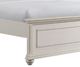 Elements International Slater Antique White Queen Panel Bed-1