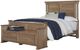 Vaughan-Bassett Scotsman Natural Maple Queen Panel Bed with Elder's Storage Bench Footboard-0