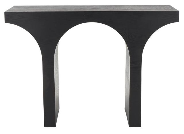 Deco Marche Black Abstract Cutout Arch Console Table-2
