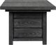 Magnussen Home® Plum Creek Ravenwood Black Trestle Dining Table with 1 Leaf-4