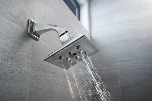 Brizo Virage® Polished Chrome 6" Wall Mount Shower Arm-2