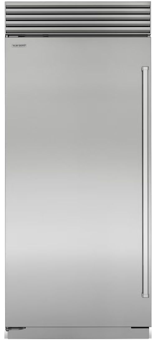 Sub-Zero® Classic Series 36" 20.6 Cu. Ft. Stainless Steel Column Freezer-0