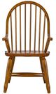 Liberty Furniture Treasures Rustic Oak Bow Back Arm Chair-2