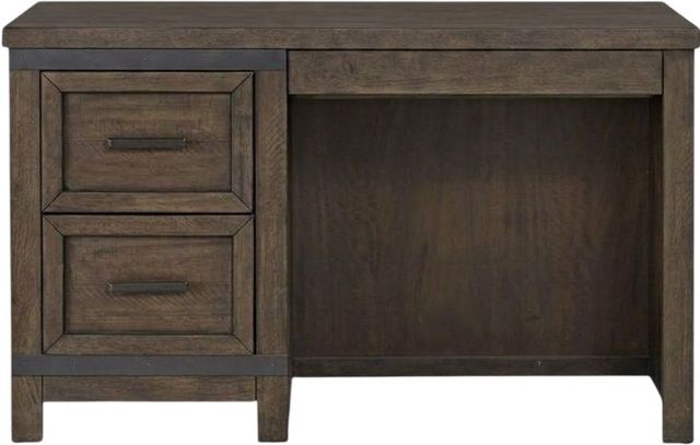 Liberty Furniture Thornwood Hills Rock Beaten Brown Student Desk-0