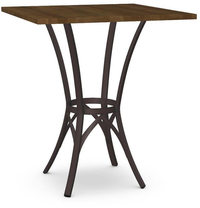 Amisco Customizable Kai Solid Birch Square Bar Table-0