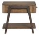 Magnussen Home® Hallie Dark Chocolate/Milk Chocolate Rectangular End Table-4