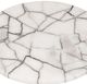 Bassett Mirror Talley White Accent Table with Matte Black Base-3