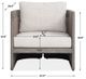 Uttermost® Dartmoor Caramel/Mocha Wooden Outdoor Lounge Chair-5