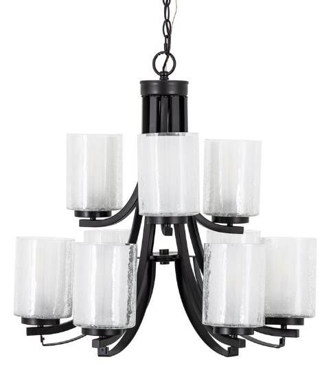 YHD Oil Rubbed Bronze 9-Light Chandelier-2