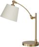 K & K Interiors Gold 20" Desk Lamp-0