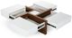 VIG Furniture Modrest Makai White/Walnut Coffee Table-2
