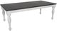 Sunny Designs™ Bourbon County Brown Extension Dining Table with White Base-0