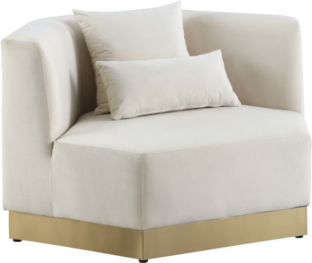 Meridian Furniture Marquis Cream Velvet Chair-0