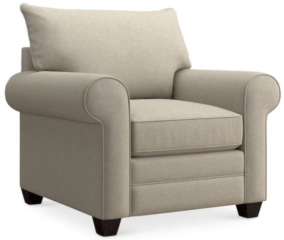 Bassett® Furniture Alexander Straw Roll Arm Chair-0