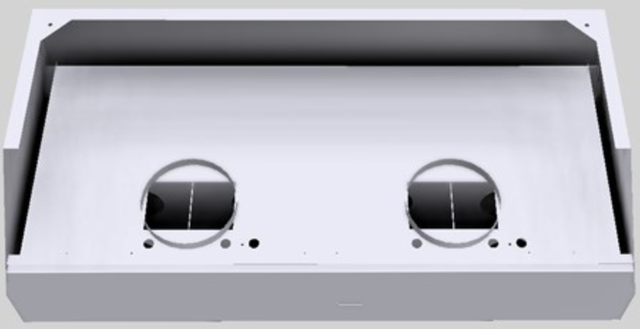 Vent-A-Hood® Designer Series 54" White Wall Mounted Range Hood-1