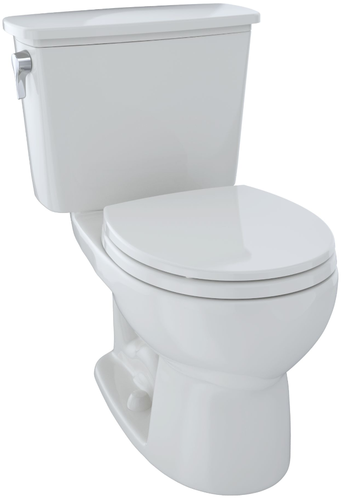 TOTO® Eco Drake® Transitional Colonial White Two Piece Toilet