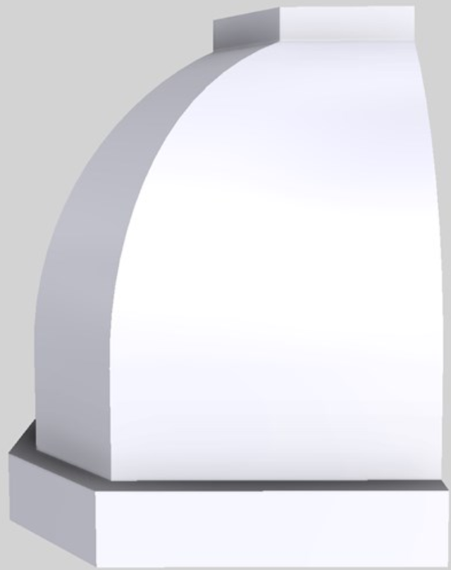 Vent-A-Hood® Designer Series 54" White Wall Mounted Range Hood-2