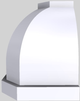 Vent-A-Hood® Designer Series 54" White Wall Mounted Range Hood-2