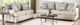 Furniture of America® Leytonstone 2-Piece Cream Living Room Sitting Set-0