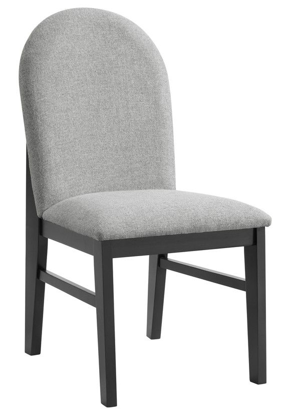 Elements International Edison 7-Piece Black/Light Gray/White Dining Set-2