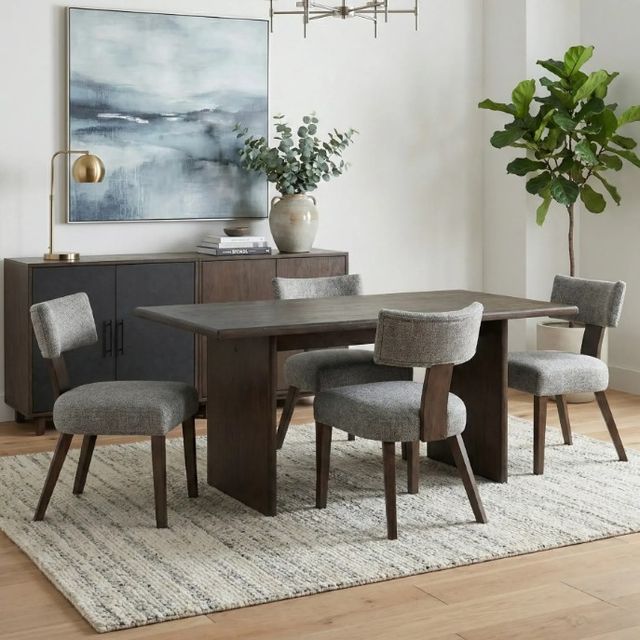 Sunny Designs™ Malibu Gray/Weathered Rum Dining Side Chair-2