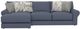 Jackson Furniture Cape May 2-Piece Denim Left Arm Facing Sectional and Chaise-1