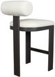 Uttermost® Bolster Back Java Black/Oyster Aluminum/Fabric Outdoor Bar Stool-3