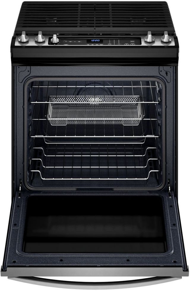 Whirlpool® 30" Stainless Steel 7-in-1 Air Fry Oven Slide In Gas Range-4