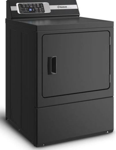 Huebsch® 7 Cu. Ft. Matte Black Electric Dryer with Over-Dry Protection Technology -2