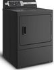 Huebsch® 7 Cu. Ft. Matte Black Electric Dryer with Over-Dry Protection Technology -2