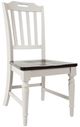 Jofran Inc. Orchard Park 6-Piece Dark Brown/Light Gray 96" Dining Set-4