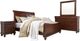 Liberty Furniture Rustic Traditions 4-Piece Rustic Cherry Queen Sleigh Bedroom Set-0