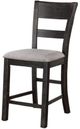 Furniture of America® Sania 2-Piece Antique Black Counter Dining Chair Set-2