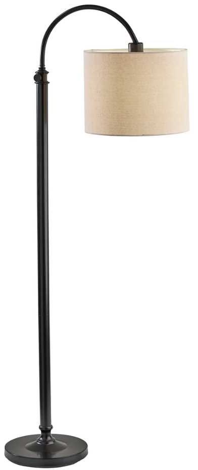 Adesso® Barton Antique Bronze Task Floor Lamp-0