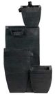 A & B Home Matte Black Outdoor Fountain-0