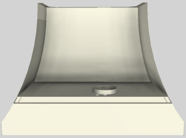 Vent-A-Hood® Designer Series 42"Biscuit  Wall Mounted Range Hood-3