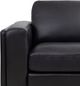 Leather Italia™ Georgetowne Luca Black Split Chair-1