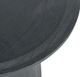 A & B Home Black Wooden Pedestal Side Table-3