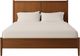 Bernards Memoirs Brown Queen Panel Bed-0