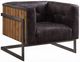 ACME Furniture Sagat Antique Ebony/Rustic Oak Accent Chair-0