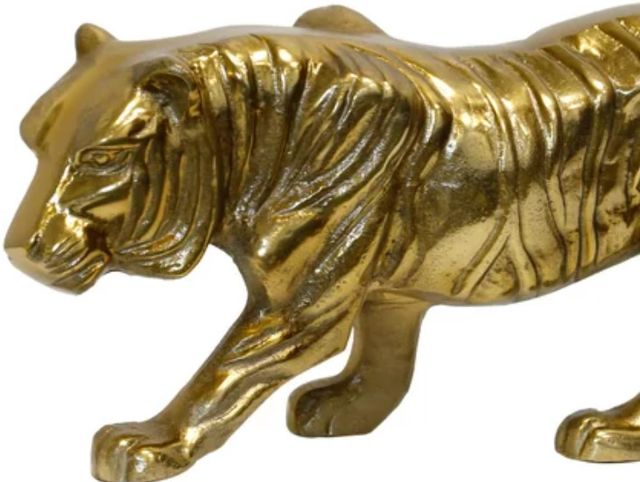 Stylecraft Gold Tiger Statue-1